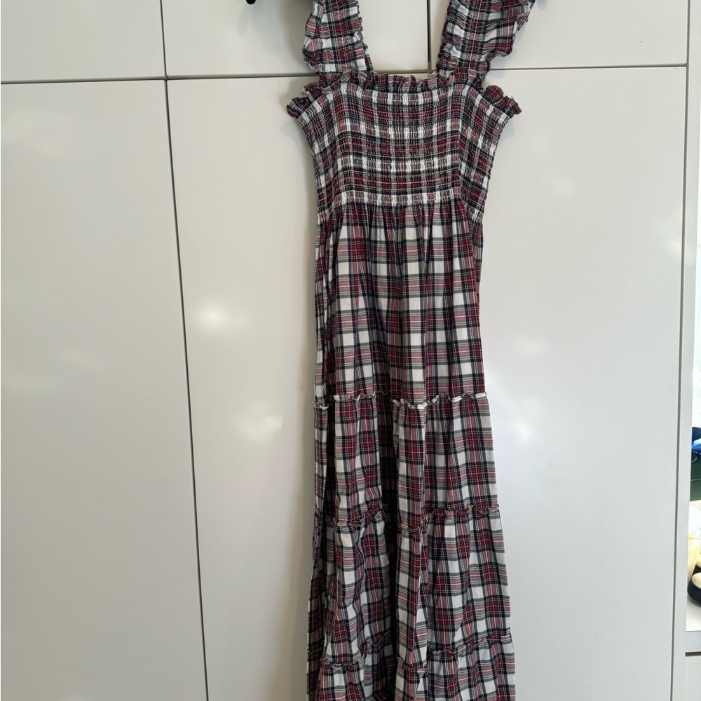 Hill House Ellie Nap dress in Tartan plaid size small